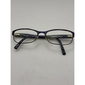 Kate Spade Eyeglasses Frames Only Ambrosette DA4 54-17-135 Metal Plastic Navy